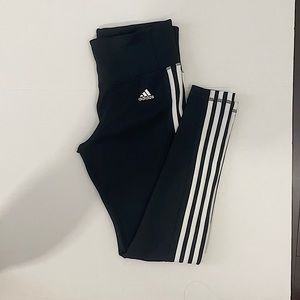 Black Adidas Workout Leggings Size:Medium